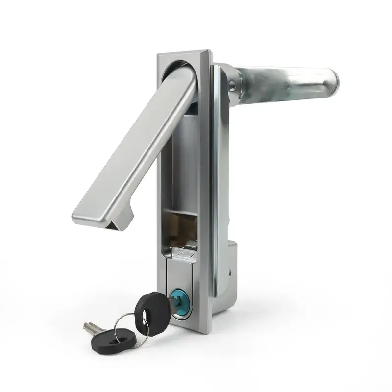 Cabinet Flat Panel Recessed Folding Handle Lock
