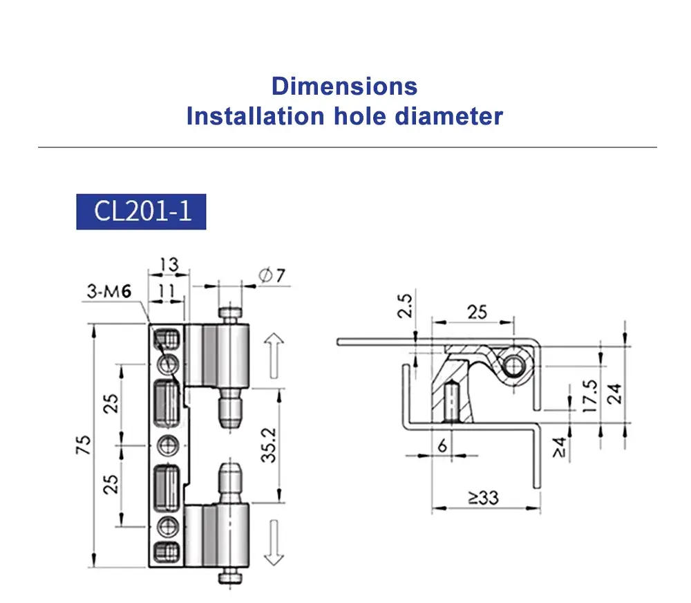 Cabinet Concealed Hinge