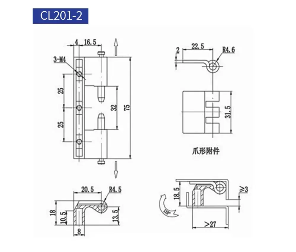 Cabinet Concealed Hinge