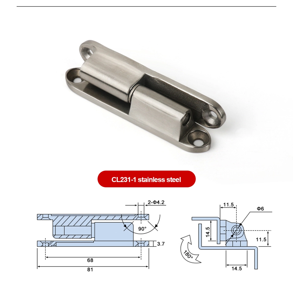 Cabinet Door Pivot Central Shaft Hinges