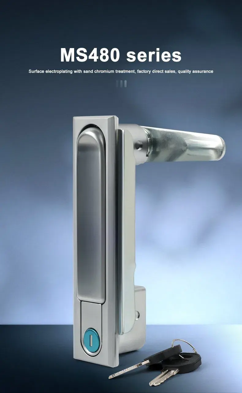 Cabinet Flat Panel Recessed Folding Handle Lock