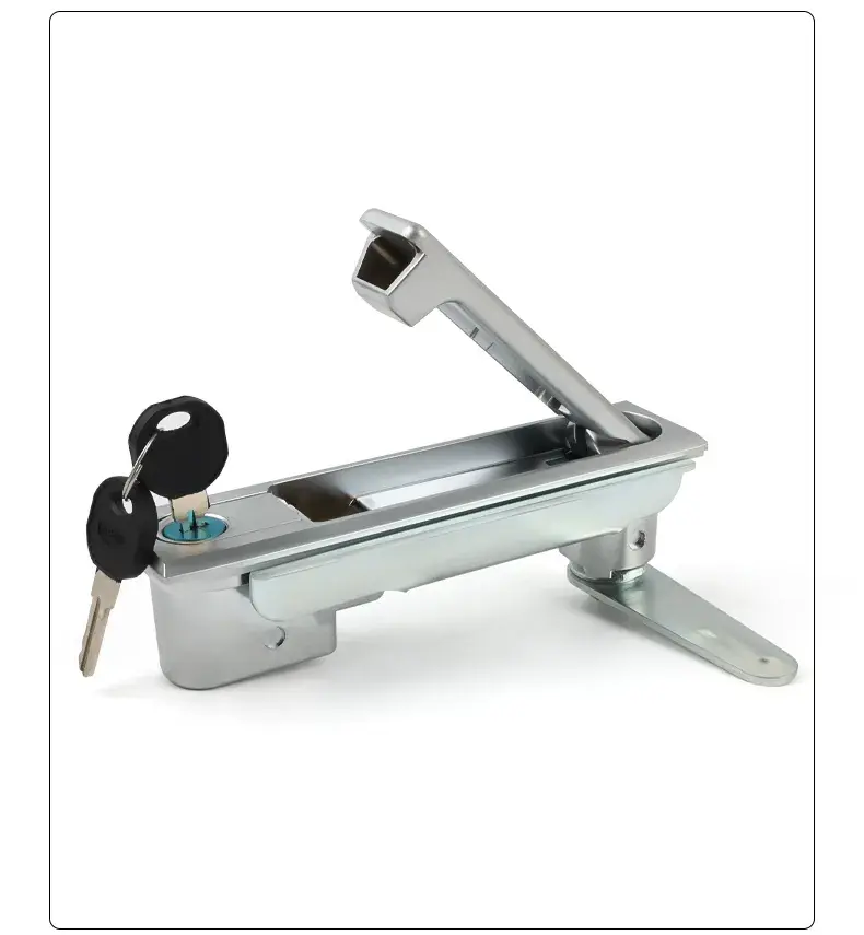 Cabinet Flat Panel Recessed Folding Handle Lock