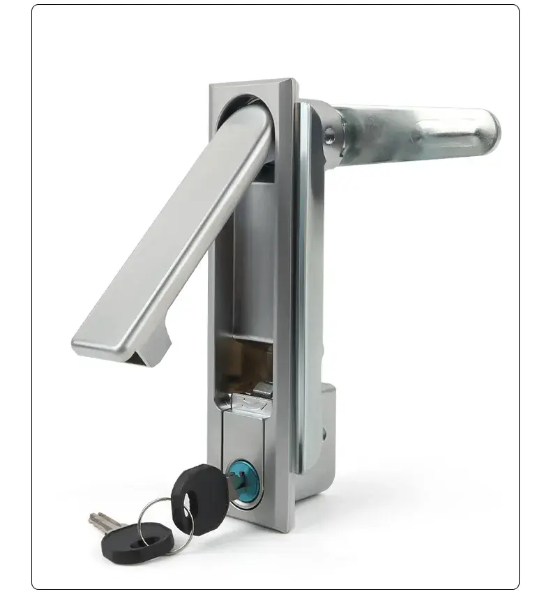 Cabinet Flat Panel Recessed Folding Handle Lock
