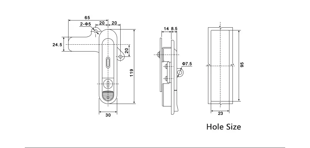 Electric Cabinet Door Cam Lock