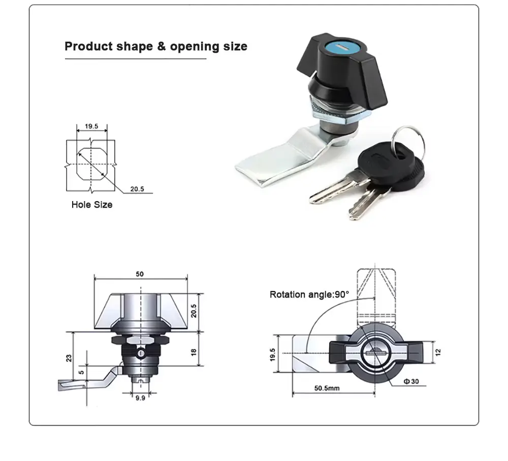 Hardware And Industrial Equipment Cylindrical Lock