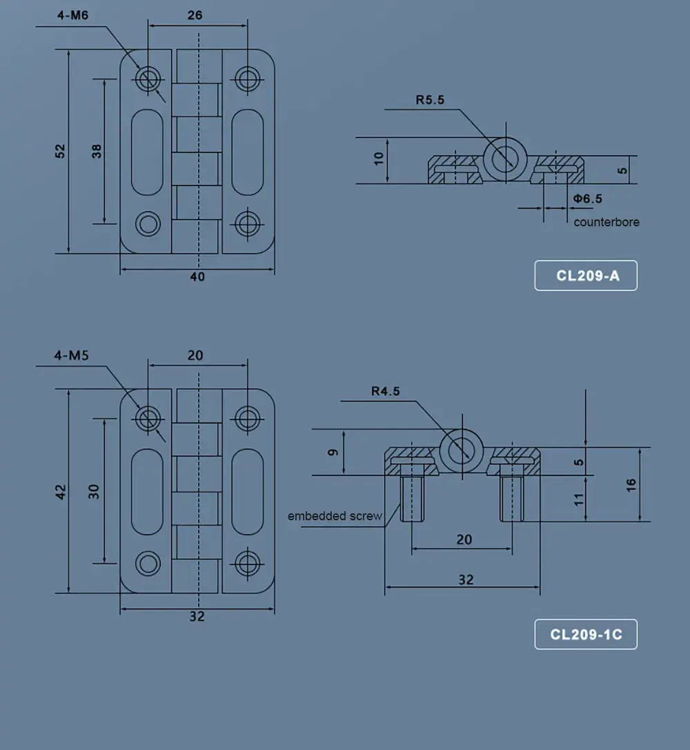 Industrial Hinges