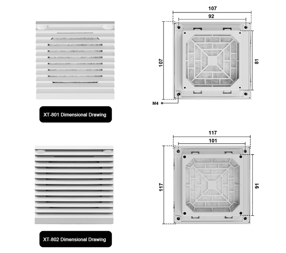 Cooling Fan Dust Cover