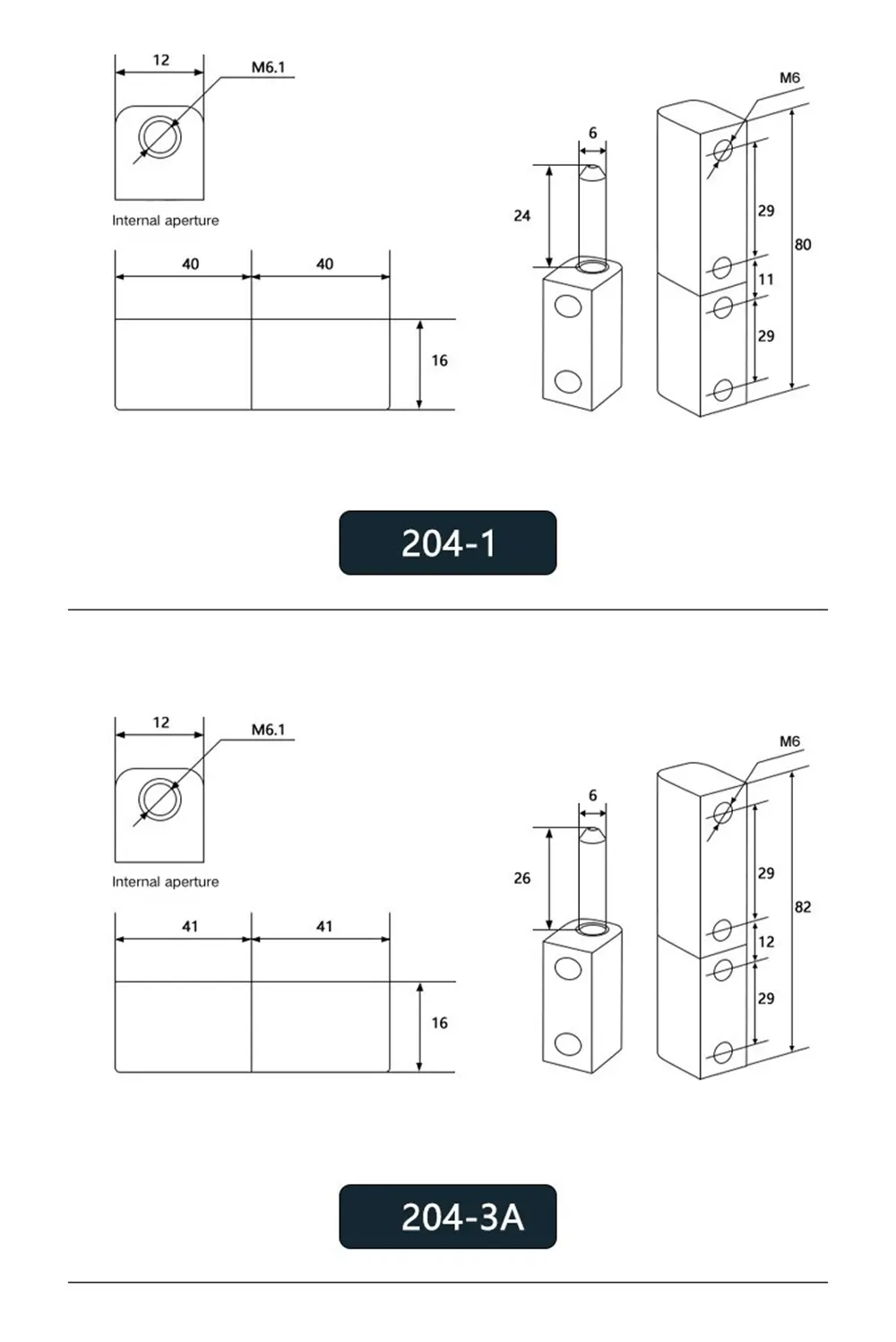 Distribution Box Hinge