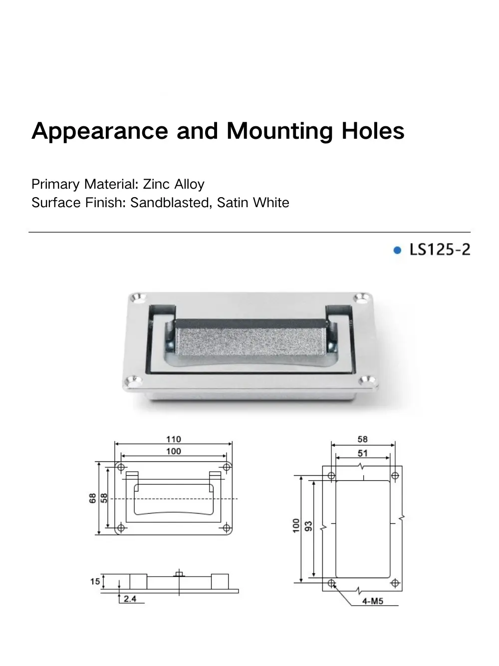 Zinc Alloy Handle