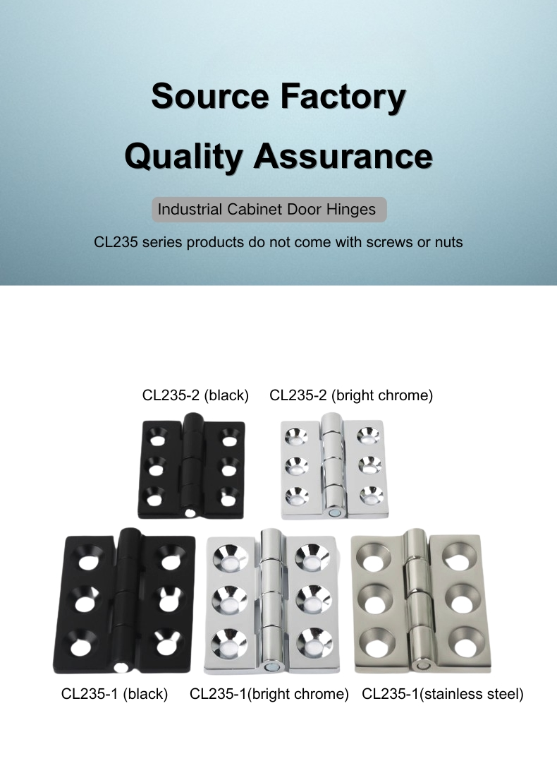 Square Hinge With Countersunk Holes